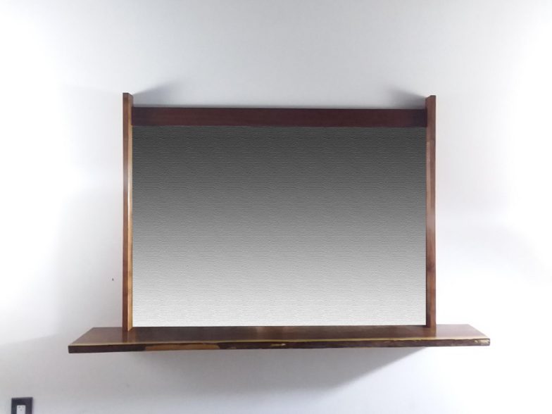 Large walnut mirror